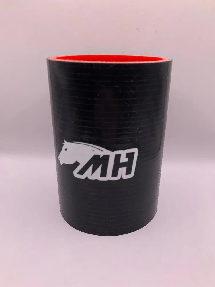 Mangote em Silicone Preto Reto de 2-1/2