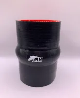 Mangote em Silicone Preto Reto com Hump de 2-1/2