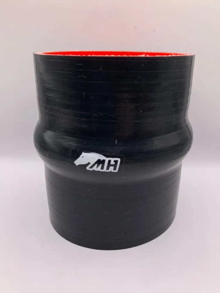 Mangote em Silicone Preto Reto com Hump de 3