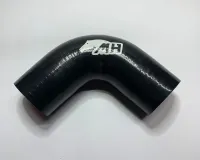 Mangote em Silicone Preto Curva 90° de 2