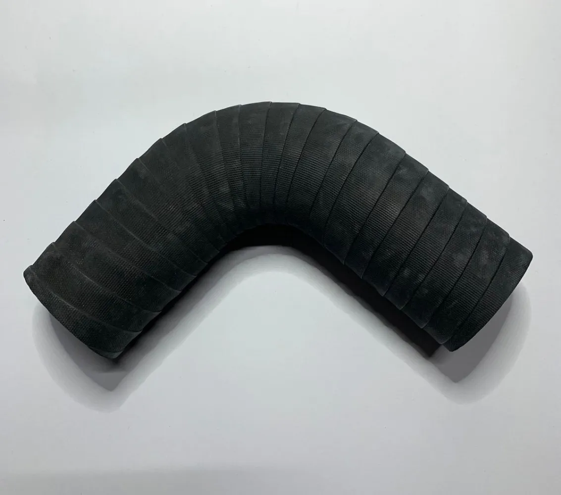 Mangote em Borracha Preto Curva 90° de 2