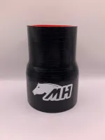 Mangote em Silicone Preto Redutor Reto de 2-1/2