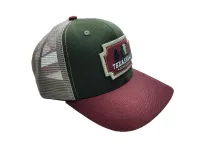 Ref: TH41 - Boné Texas Head Cavalgada  - Cor Verde Aba Vinho - Foto 2