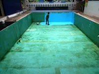 Consertos manutenção reparos e repintura de piscinas de fibra de vidro em Belo Horizonte MG - Foto 14