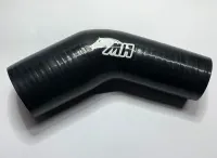 Mangote em Silicone Preto Redutor Curva 45° de 2-1/2