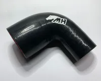 Mangote em Silicone Preto Redutor Curva 90° de 2-1/2