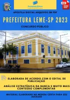 Apostila Pref Leme SP Técnico Enfermagem Prova 2023