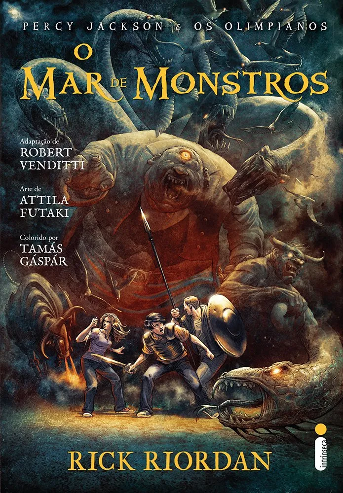 O MAR DE MONSTROS.GRAPHIC NOVEL (PRODUTO USADO - MUITO BOM)