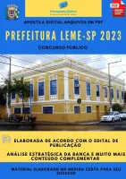Apostila Pref Leme SP Arquiteto Prova 2023