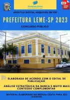 Apostila Pref Leme SP Psicopedagogo Prova 2023