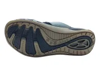 Ref: 734 - Chinelo em Couro Hurkus/Monge Preto - Foto 3