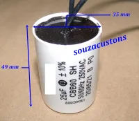 5 capacitor 18 uf para  médio em crossover passivo hi-fi - Foto 3