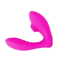 Vibrador Ponto G e Clitóris Sucção por  Pulsação 10 Vibrações  USB - EC-013 - Foto 2