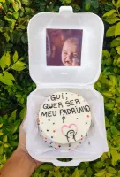 Bento Cake Convite para Padrinhos