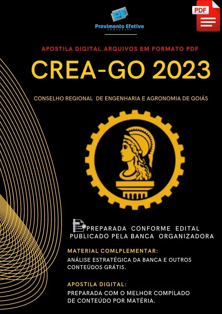 Apostila CREA GO Agente Fiscalização 2023 Imagem