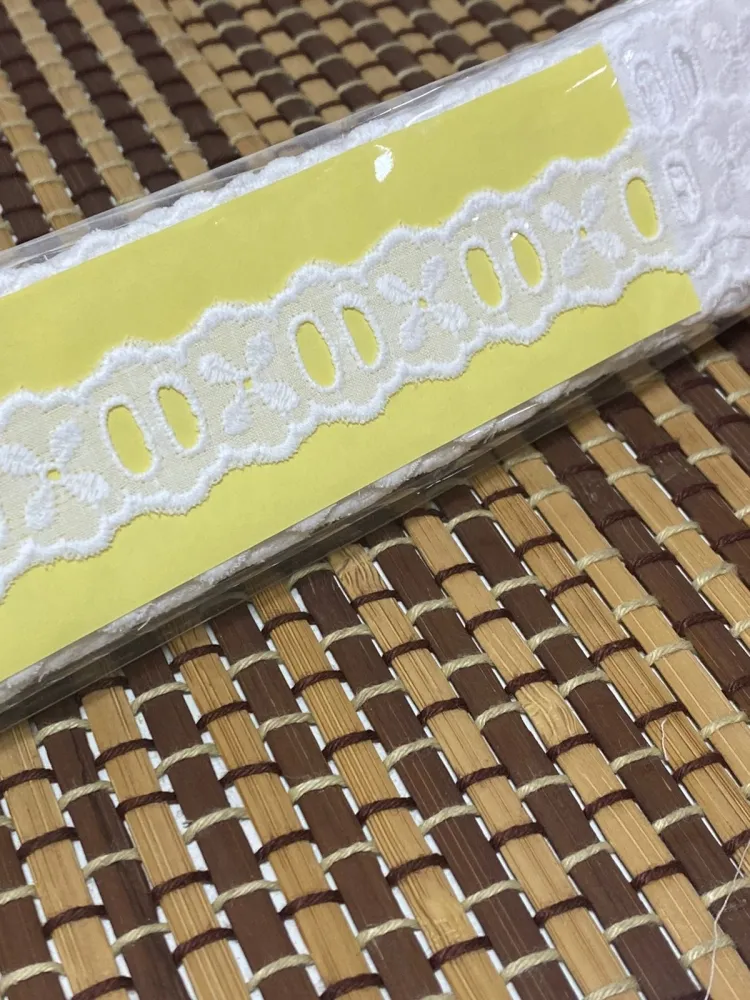 BORDADO P.FITA DE ALGODÃO FLOR 510