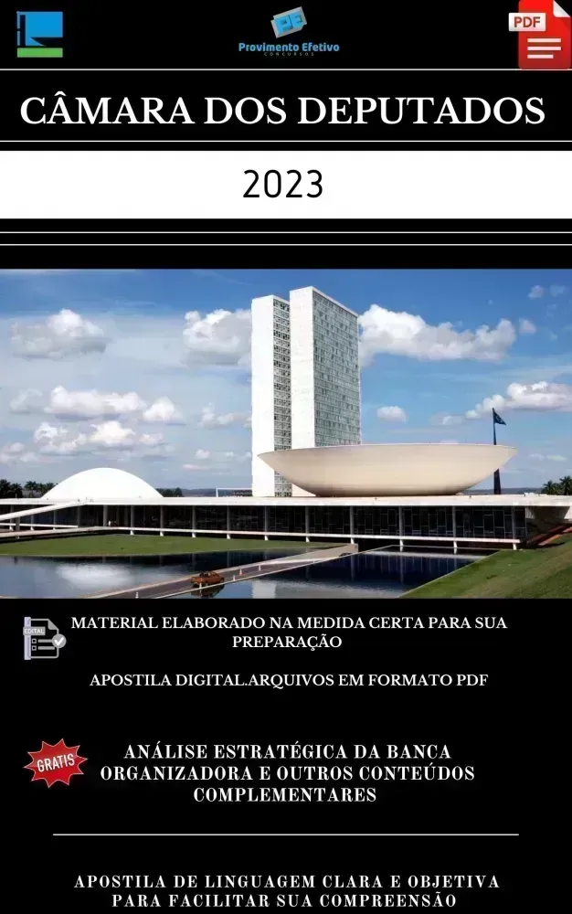 Apostila Câmara Deputados 2023 Consultor Legislativo Área 20 Redação Parlamentar Imagem