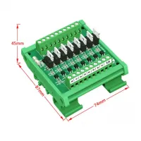 DRIVER INTERFACE 8 CANAIS 24VDC ENTRADA NPN OU PNP / SAÍDA NPN  - Foto 4