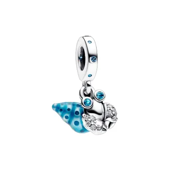 Berloque pendente caranguejo-eremita – em Prata925