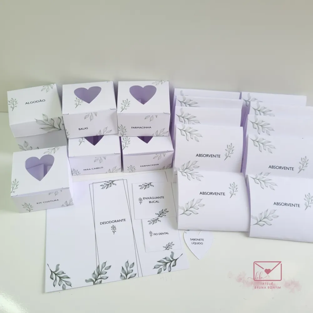 2 Kits Toalete (Também disponível à pronta entrega)