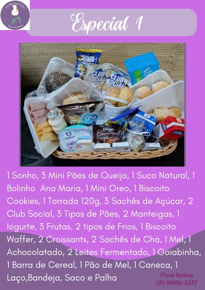CESTAS COM CARDÁPIO Imagem