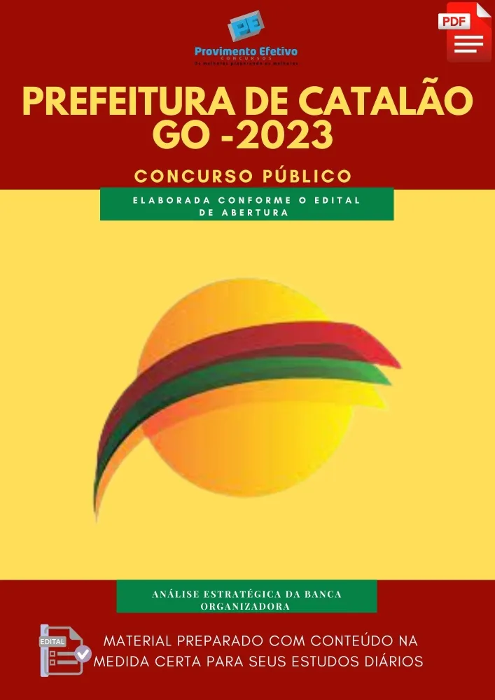 Apostila Concurso Catalão 2023