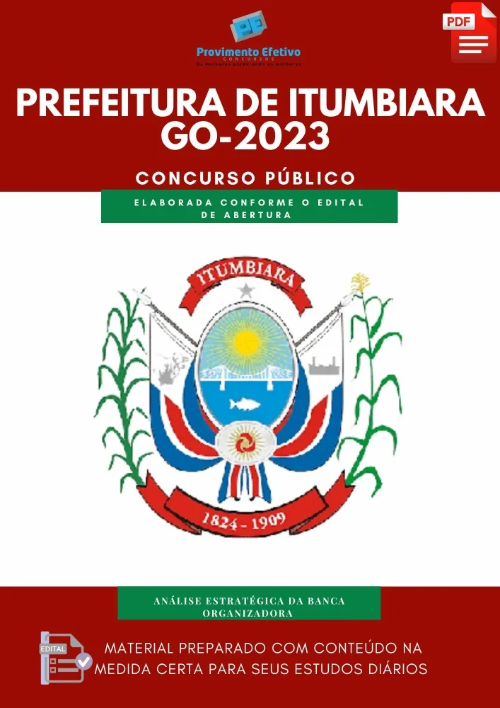 Apostila Itumbiara GO 2023 
