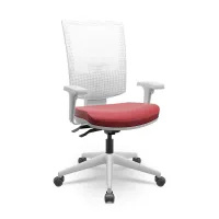  Cadeira Multiregulável NR17 Flash Cinza Encosto Regulável com Base Piramidal e Braços Reguláveis - Foto 10