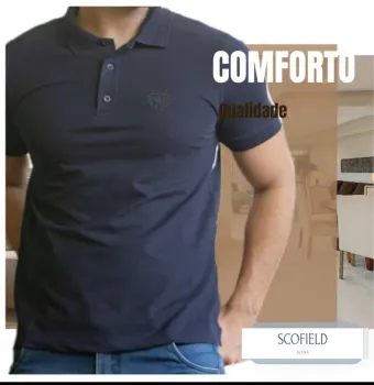 Polo Piquet Pima com elastano