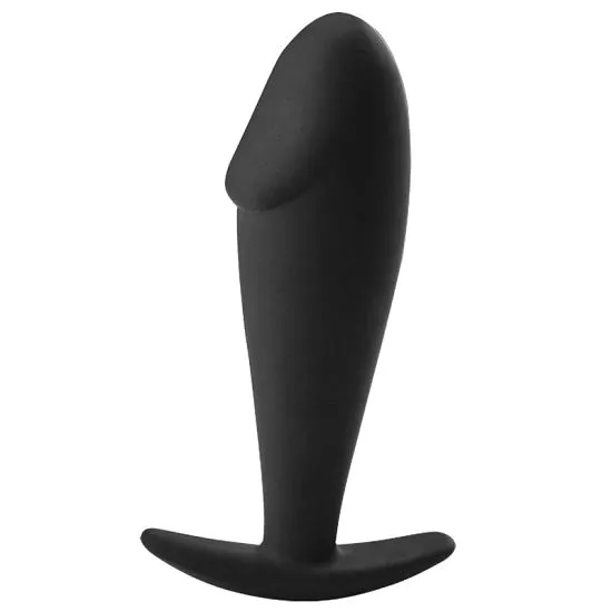 Plug Anal em Silicone com Glande 10 x 3cm - 7462