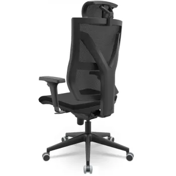  Cadeira Multiregulável NR17 Darix X+ Assento Estofado Encosto Telado com Mecanismo Sincronizado Base Piramidal com Braço Regulável e Apoio de Cabeça - Foto 2