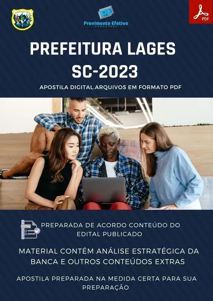 Apostila Prefeitura Lages SC Médico do Trabalho 2023 Imagem