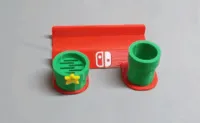Suporte Para Nintendo Switch Dock Tema Super Mario Warp Pipe com Pezinhos de Borracha - Foto 8