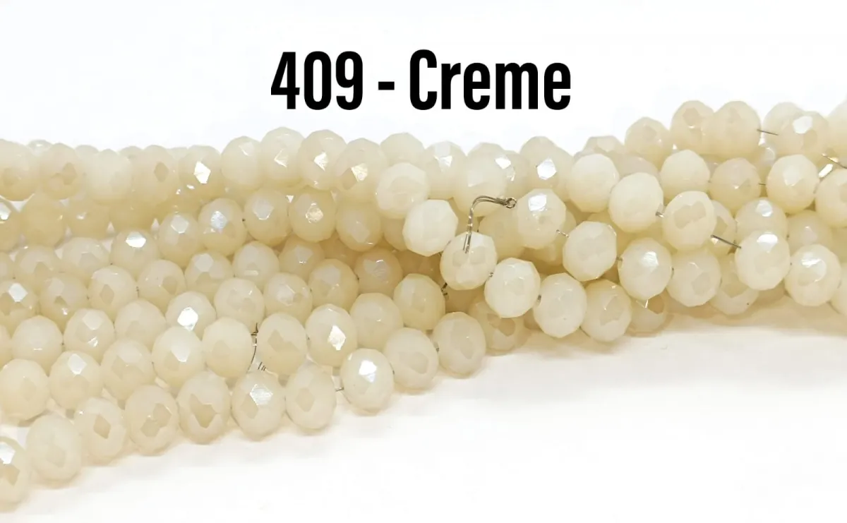 Fio de cristal Creme Imagem