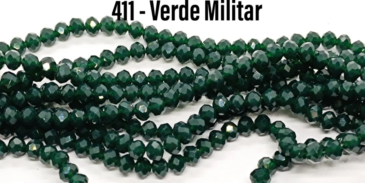 Fio de cristal Verde Militar Imagem