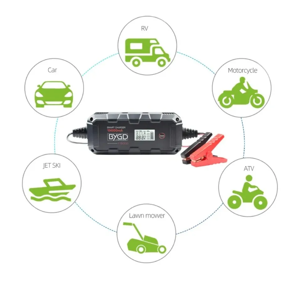 CARREGADOR SMART DE BATERIA  F15000 15A 220V Imagem