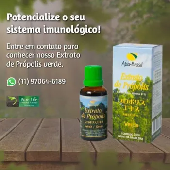  Extrato de Própolis verde (17%) - Kit com 3 frascos de 30ml - Foto 2