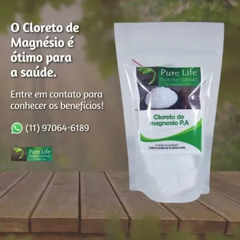 PROMOÇÃO DIA DAS MÃES - Cloreto de Magnésio P. A . - Pacote com 6 saches de 33g cada