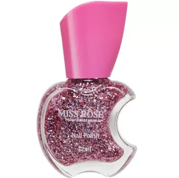 MISS RÔSE - Esmalte Glitter - Cor A507 - 12ml - Foto 2