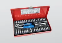 Jogo Soquete Sextavado E Torx De 1/4 39pcs 2539mr King Tony - Foto 2
