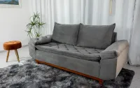 Sofá Living  3 Lugares Berlim 2,02  - Foto 9