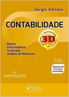 CONTABILIDADE 3D. BASICA, INTERMEDIARIA, AVANÇADA, ANALISE DE BALANÇOS (PRODUTO USADO - MUITO BOM)