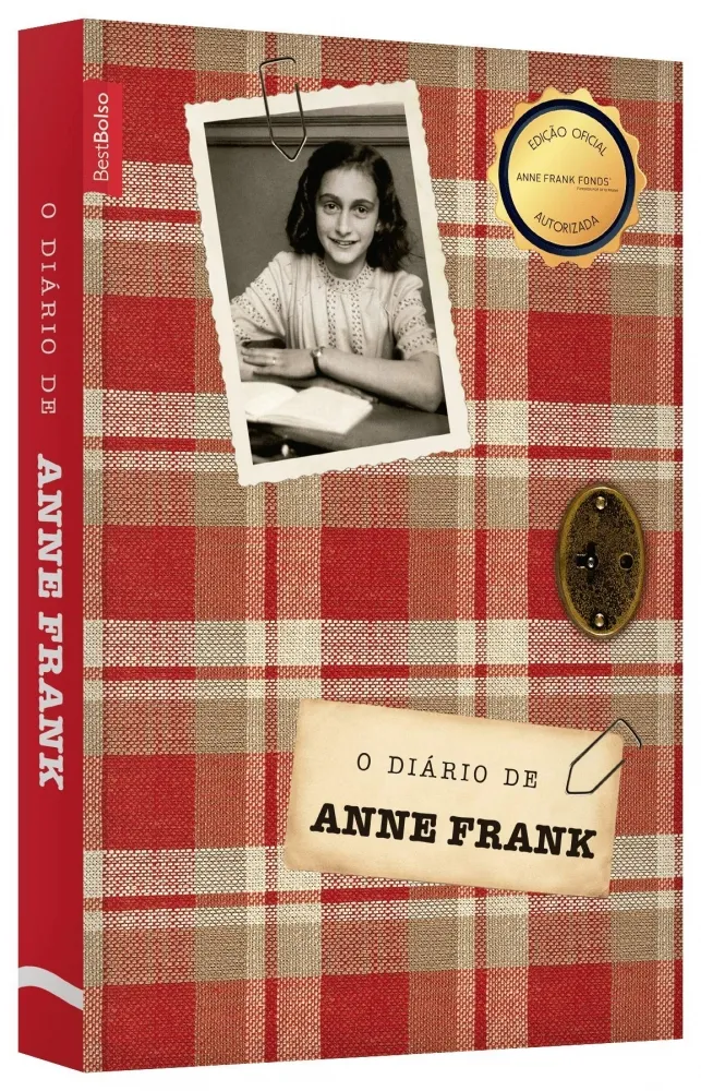 O DIARIO DE ANNE FRANK (EDIÇAO OFICIAL - LIVRO DE BOLSO) (PRODUTO USADO - MUITO BOM)