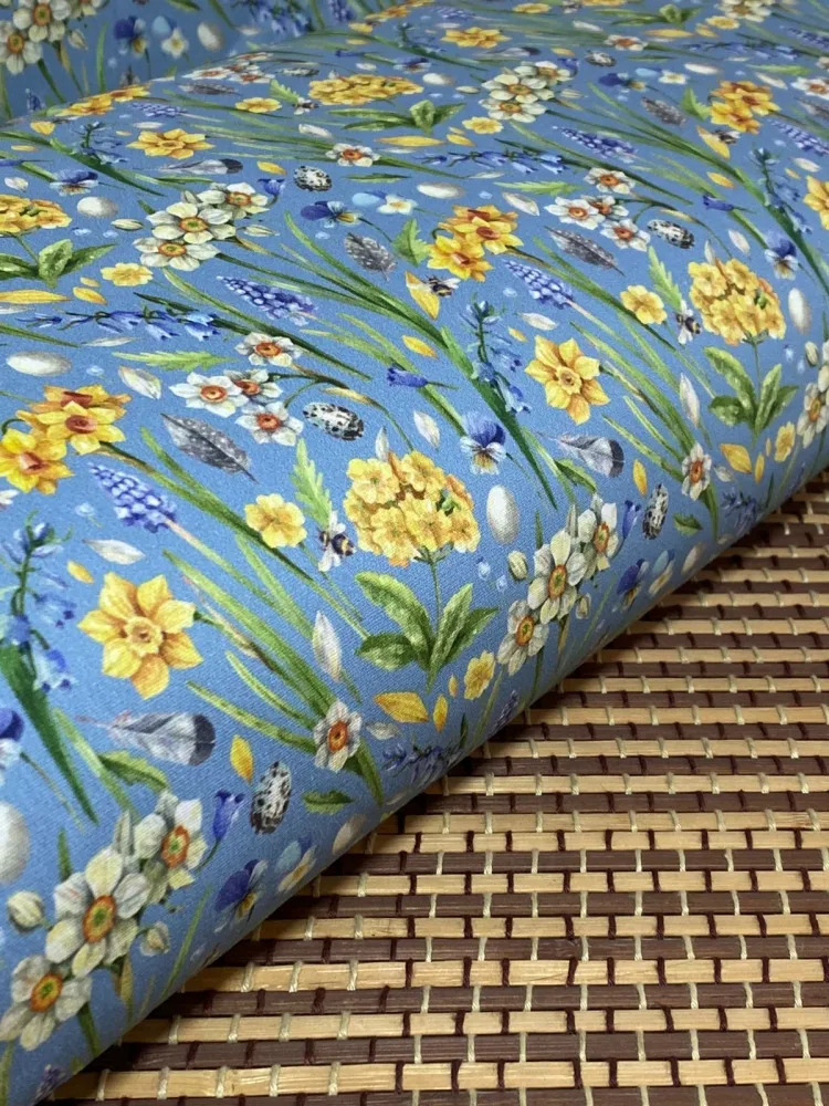 TECIDO TRICOLINE FLORAL 530 Imagem