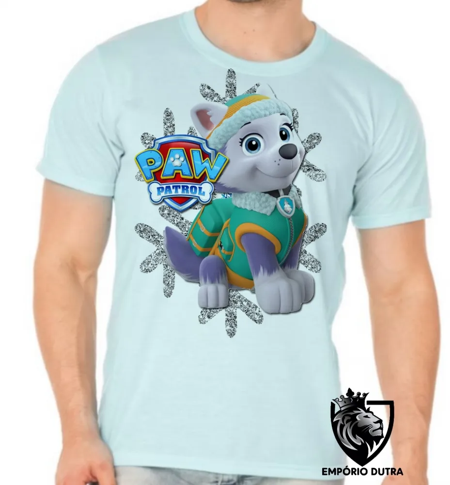 Camiseta Patrulha Canina tamanho 8 anos