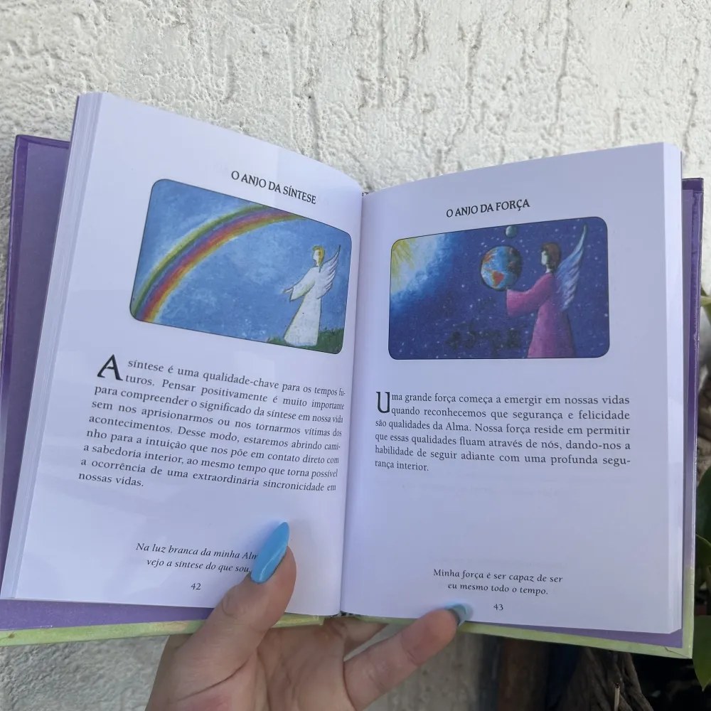 Livro Meditando com os Anjos Capa Dura - Foto 2