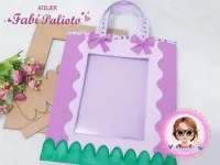 G1.407  Gabarito de Moldes em MDF  Sacola Pedagógica By Odette