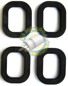 Kit Junta Tbi Coletor de Admissão  Fiat Doblo Lx 1.6 16v ano 2002/... em diante
