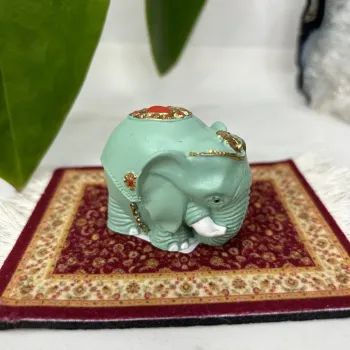Elefante Mini Resina Diversas Cores (Ver Disponibilidade)
