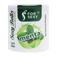 Bolinha Beijável Saborosa Sexy Balls 3un - 27564 - Foto 4